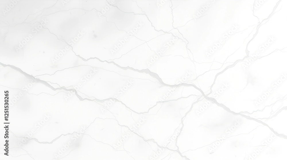 Obraz premium Elegant White Marble Texture with Subtle Veining for Modern Design