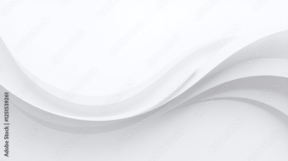 Abstract wave patterns in shades of white. Abstract wave patterns in shades of white.