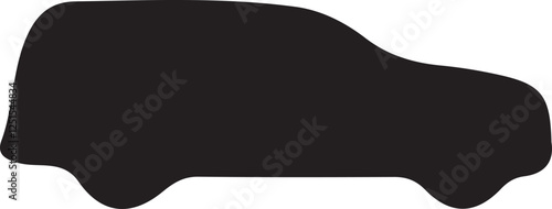 Car icon. Flat style. Vector illustration isolated on white background.