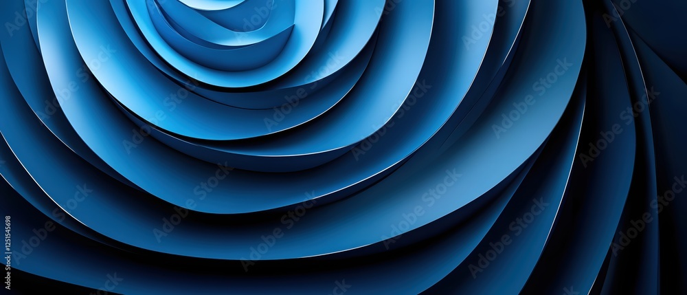 Elegant Abstract Design with Deep Blue Tones and Smooth Curves for Modern Backgrounds Elegant Abstract Design with Deep Blue Tones and Smooth Curves for Modern Backgrounds