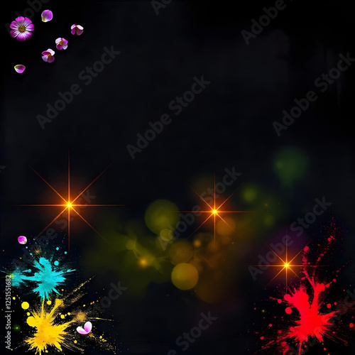 Holi Festival - Poweder Colorful background wallpaper v2