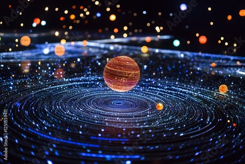 Floating Planet in a Digital Galaxy