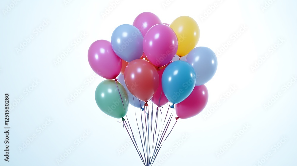 Bunch of colorful birthday balloons images Bunch of colorful birthday balloons images