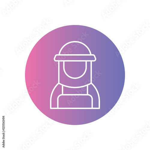 Beekeeping icon vector stock illustration