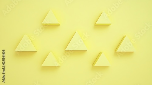 Free Download Yellow Triangles Arranged on Yellow Background - GFXLoad