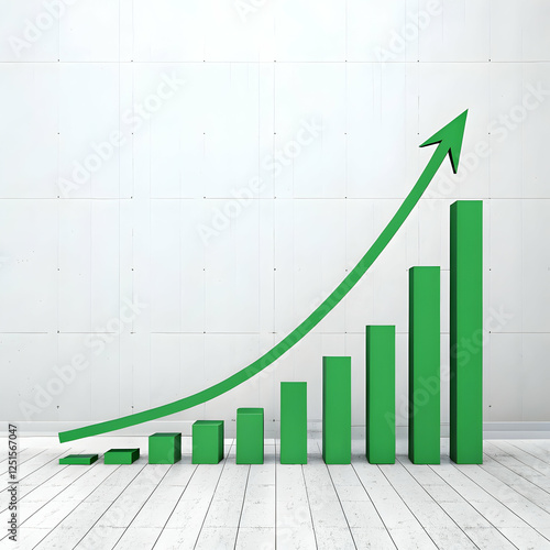 A Business Graph that shows the Growth of business
