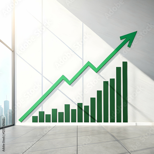 A Business Graph that shows the Growth of business