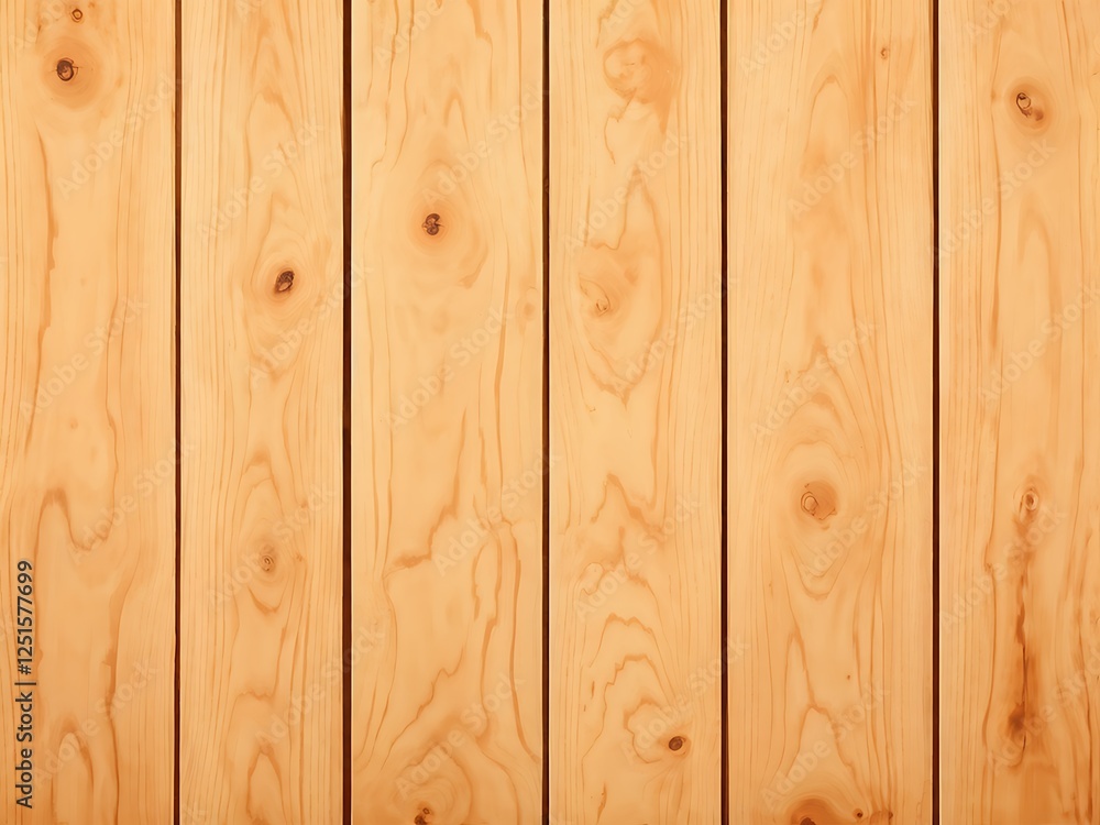 Fototapeta premium Closeup of a Smooth Wooden Wall