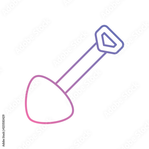 Shovel  icon vector stock illustration