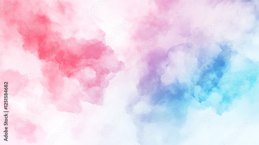 Pastel cloudscape, dreamy sky, colorful background, website banner Pastel cloudscape, dreamy sky, colorful background, website banner