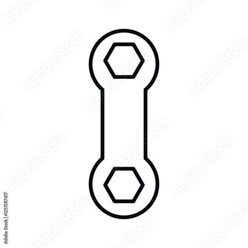 key ring icon vector illustration design template