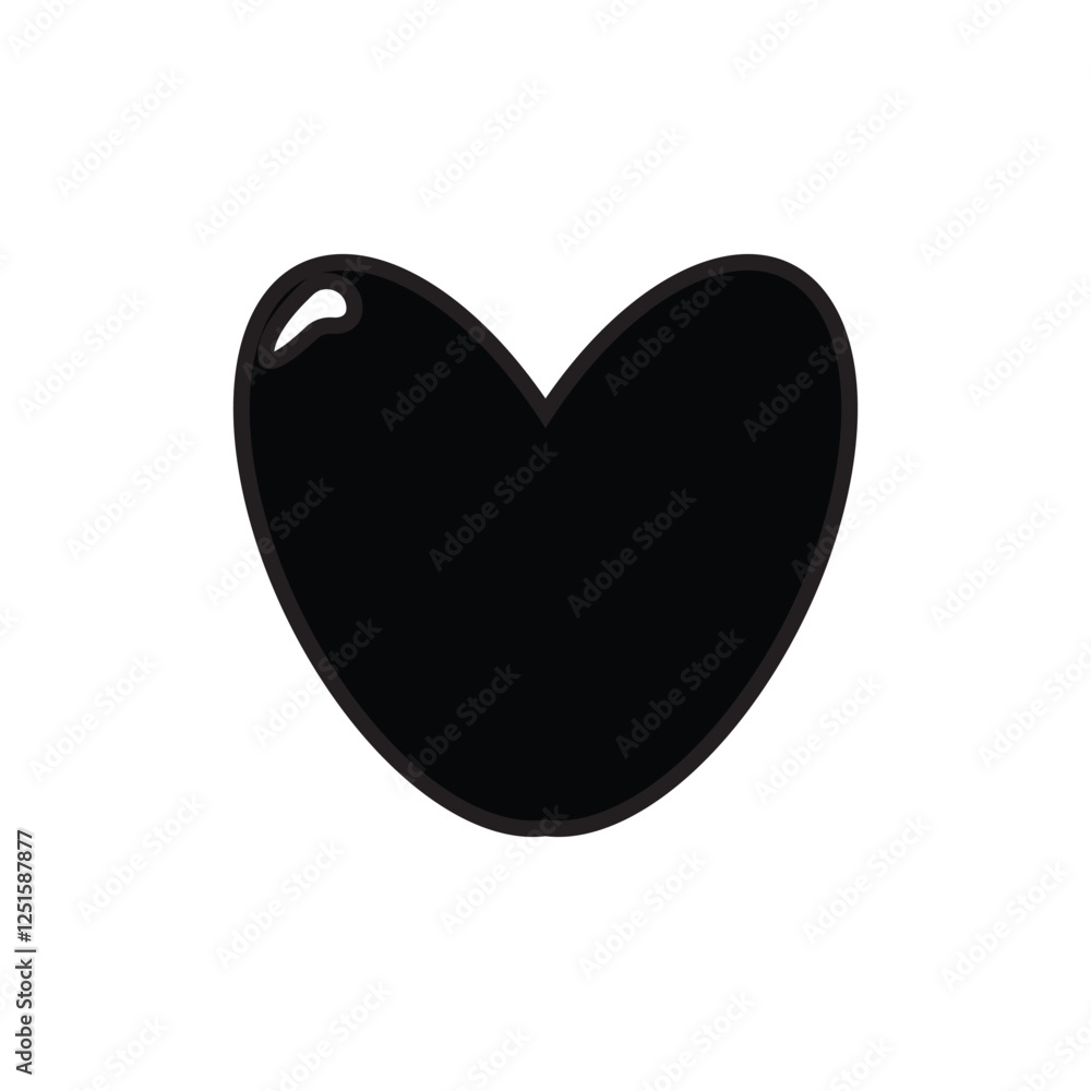 heart icon vector illustration design template heart icon vector illustration design template