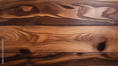 Walnut wood texture. Wooden planks. Wood background. Wood texture with natural pattern.