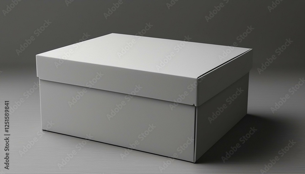 Naklejka premium closed box mockup
