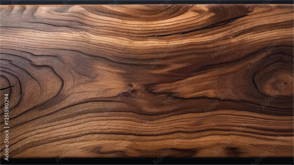 Fototapeta premium A very Smooth wood board texture. Texture of walnut. Wood texture background. Wood texture background
