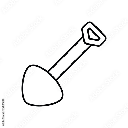 Shovel  icon vector stock illustration