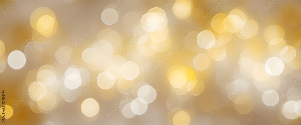Fototapeta premium glitter vintage lights background. gold, silver, blue and white. de-focused.