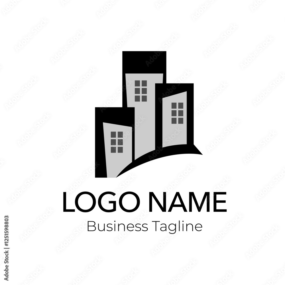 Logo Property Building Design Template Logo Property Building Design Template