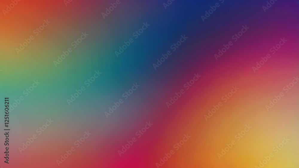 Fototapeta premium Rainbow with vibrant wallpaper a space abstract pattern colors smooth color image modern blue background. ai
