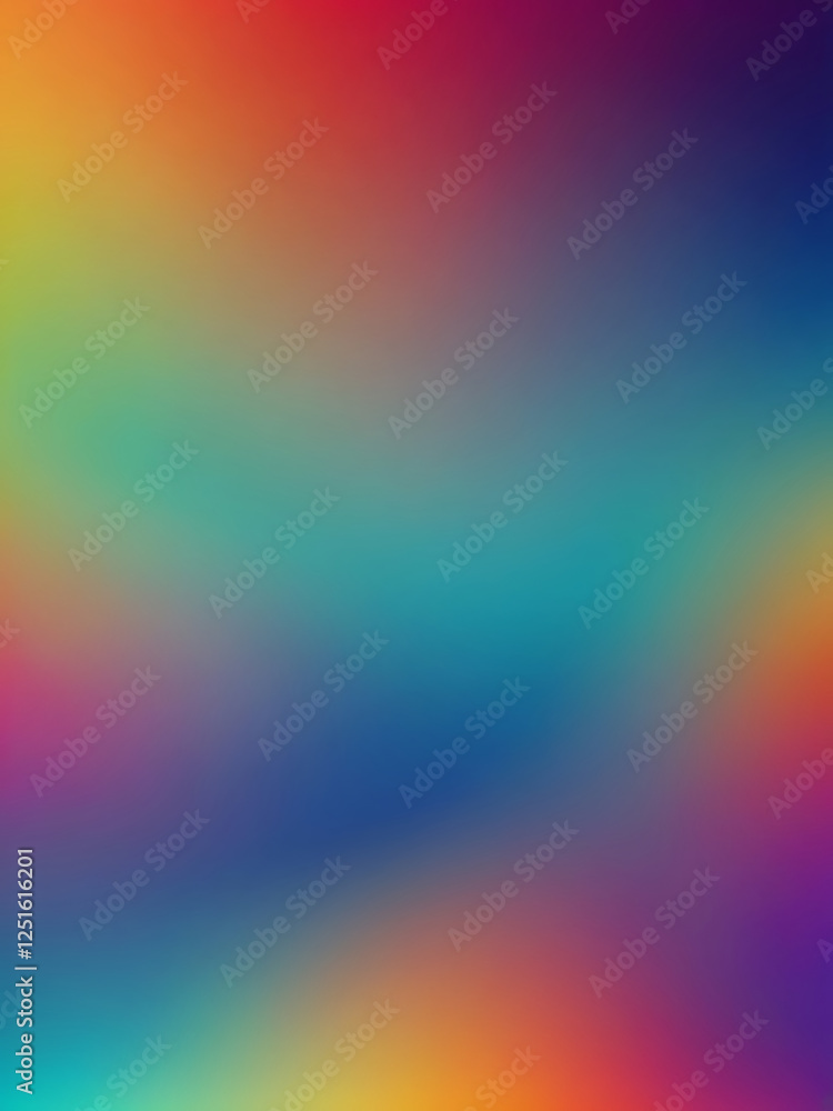 Obraz premium Rainbow with vibrant wallpaper a space abstract pattern colors smooth color image modern blue background. ai