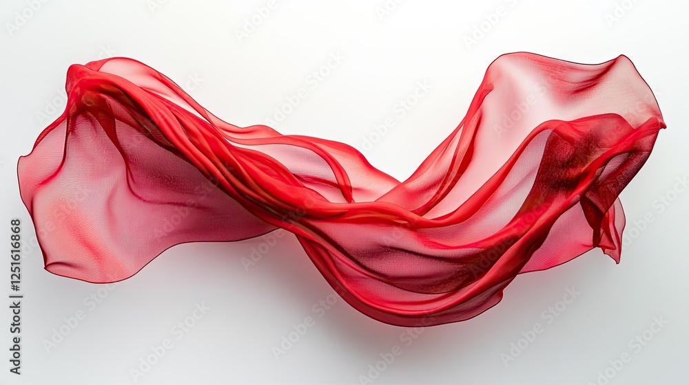 Flowing red silk fabric with rich folds and elegant highlights. Perfect for luxury themes. - Flowing red silk fabric with rich folds and elegant highlights. Perfect for luxury themes. -