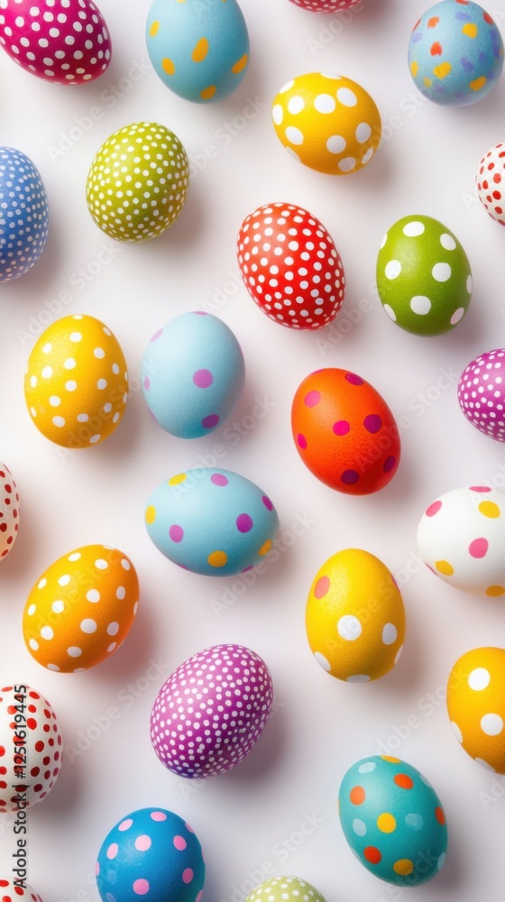 Elegant Easter composition with artisanal decorated eggs and fresh spring flowers on a trendy background. Perfect for social media marketing and business. Elegant Easter composition with artisanal decorated eggs and fresh spring flowers on a trendy background. Perfect for social media marketing and business.