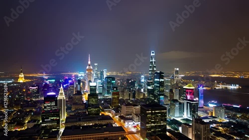 Wallpaper Mural A dynamic representation of a cosmic explosion, showcasing vibrant blue and white streaks of light e Torontodigital.ca