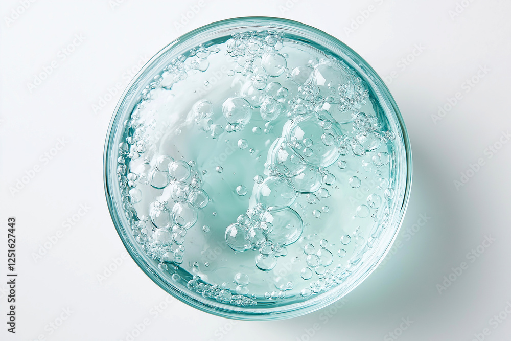 Transparent gel with bubbles creating a fresh and soothing texture. A close-up of transparent gel with bubbles evoking clarity and calmness. Gel smears. Beauty, cosmetics concept Transparent gel with bubbles creating a fresh and soothing texture. A close-up of transparent gel with bubbles evoking clarity and calmness. Gel smears. Beauty, cosmetics concept