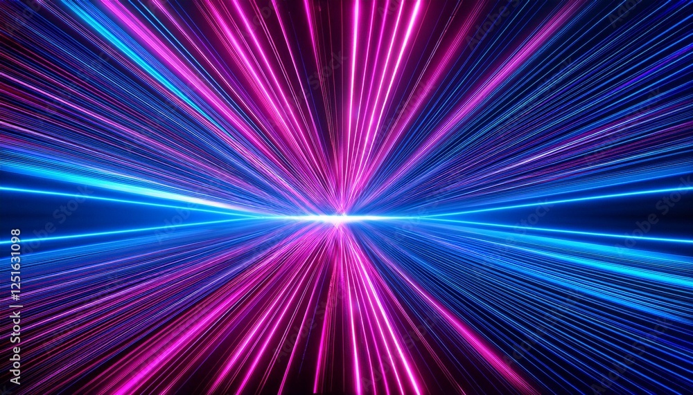 3d render abstract background with glowing pink blue neon lines 3d render abstract background with glowing pink blue neon lines