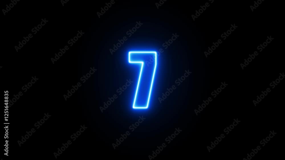 Abstract neon text 7 purple neon icon on a black background and the text 7 in the middle of it. Letter 10 greeting text with neon effect isolated on black background. Abstract neon text 7 purple neon icon on a black background and the text 7 in the middle of it. Letter 10 greeting text with neon effect isolated on black background.