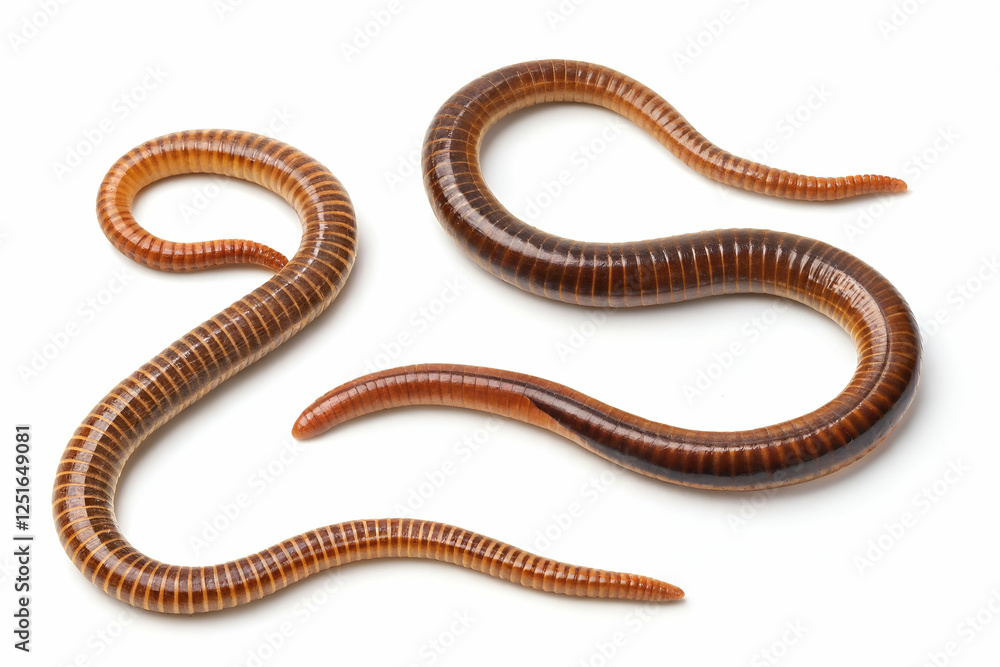 Earthworms On White Backgrounds and Other Keywords About The Worms and Its Earthworms On White Backgrounds and Other Keywords About The Worms and Its