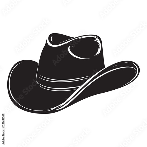 Stylish Cowboy Hat SVG – Classic Western Headwear