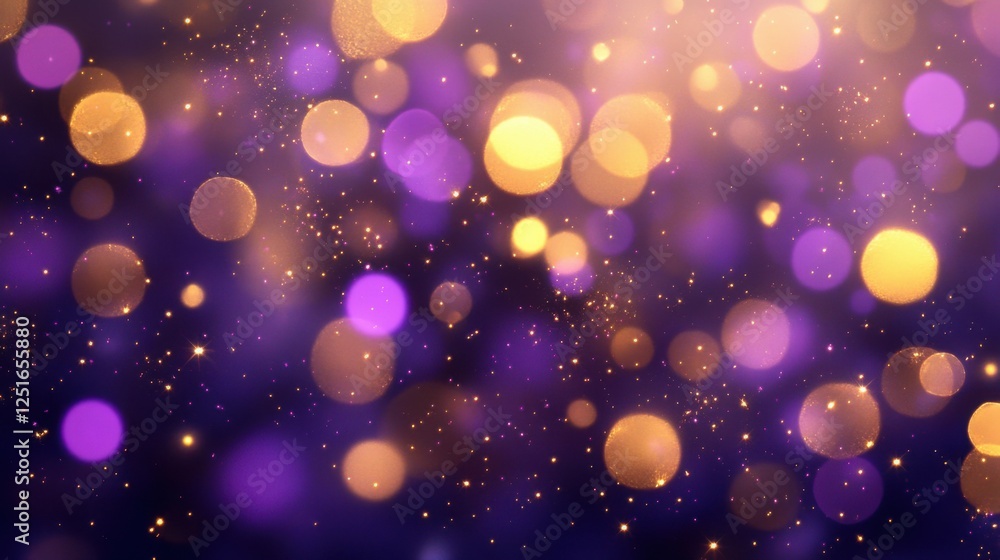 close-up shot of vibrant New Year's fireworks against a bokeh background, featuring sparkling violet and gold hues and a festive shimmering effect. close-up shot of vibrant New Year's fireworks against a bokeh background, featuring sparkling violet and gold hues and a festive shimmering effect.