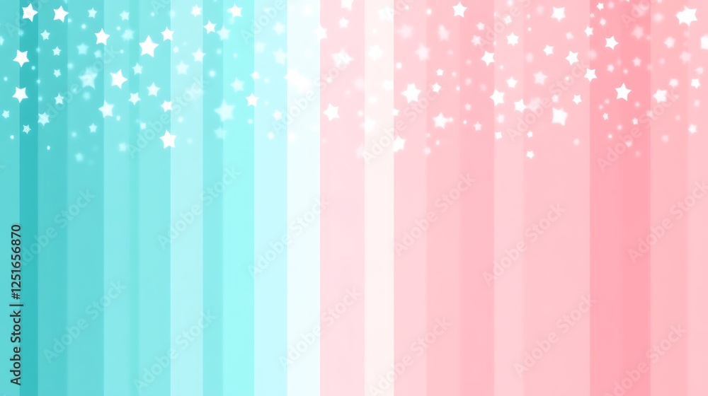 Pastel Stripes Background With Falling Stars Pastel Stripes Background With Falling Stars