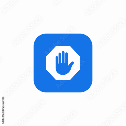 pause warning icon sign vector