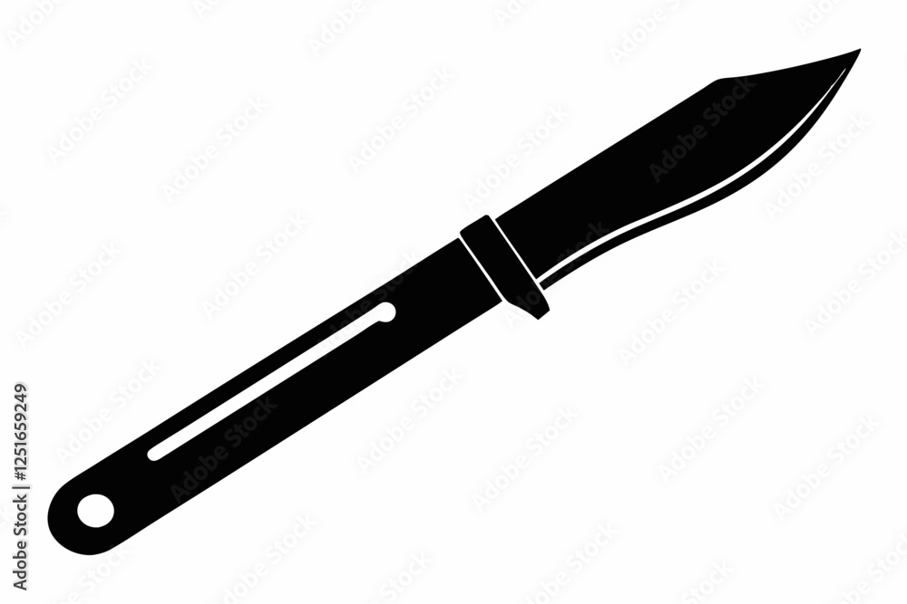 scalpel line art silhouette vector illustration scalpel line art silhouette vector illustration