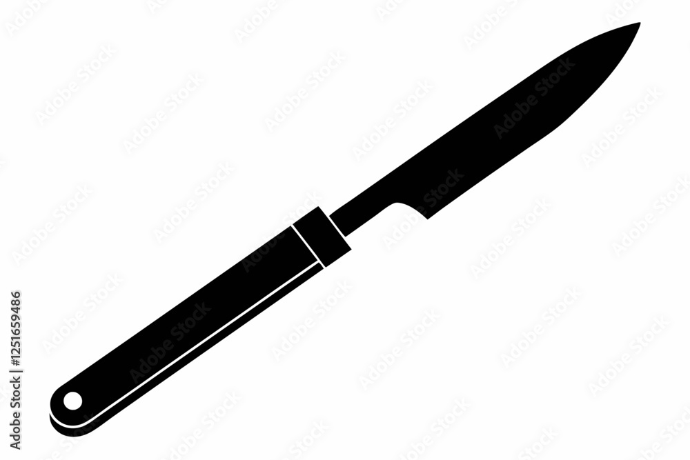 scalpel line art silhouette vector illustration scalpel line art silhouette vector illustration