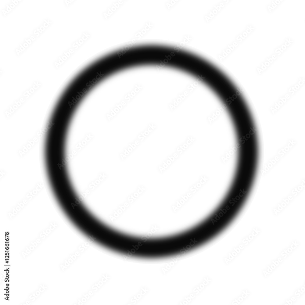 CERCLE AVEC BORDS FLOUS, PNG TRANSPARENT