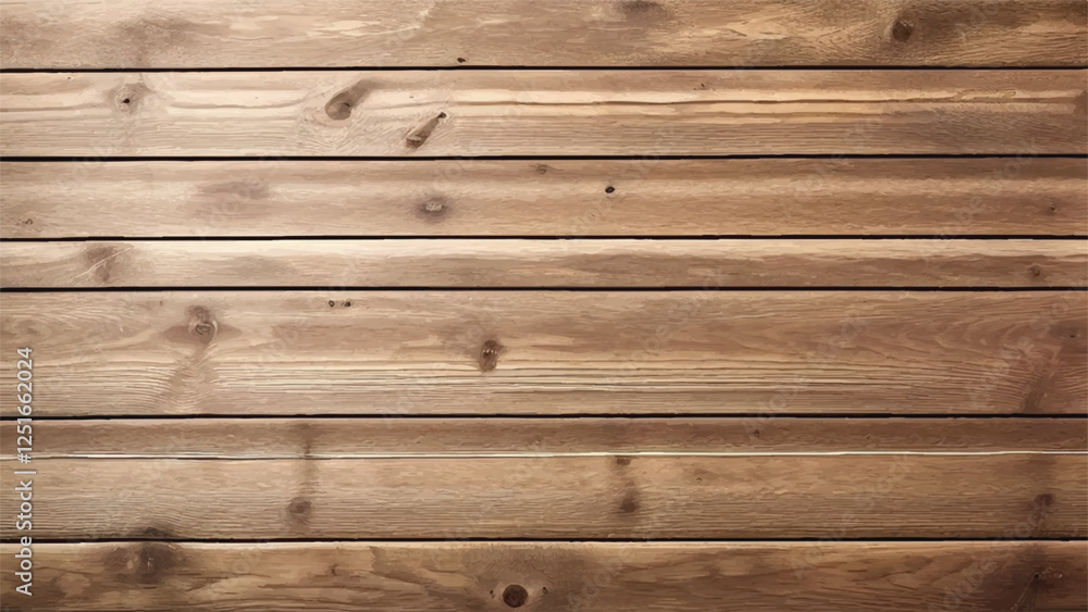 Obraz premium Wood planks vector background. Wooden background texture surface. Wooden boards background. 