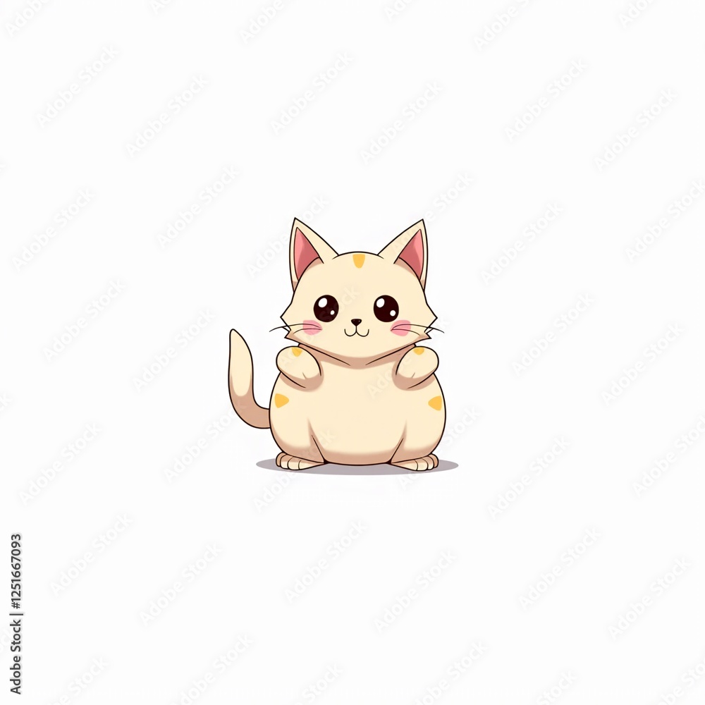 Cute black kitten sitting with a heart-shaped tail in a fun Valentine-themed cartoon illustration Cute black kitten sitting with a heart-shaped tail in a fun Valentine-themed cartoon illustration
