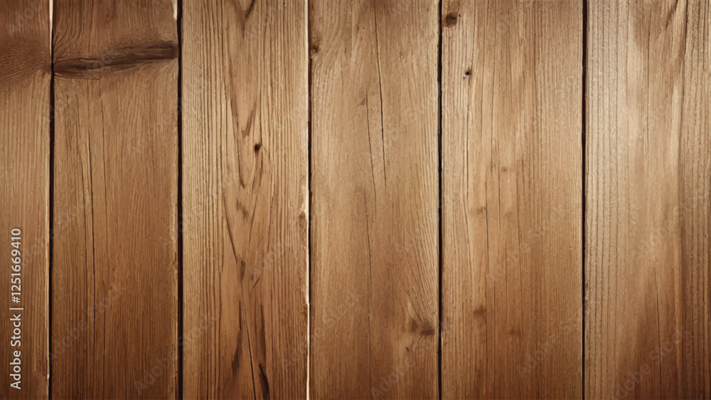 Naklejka premium Wood planks vector background. Wooden background texture surface. Wooden boards background.