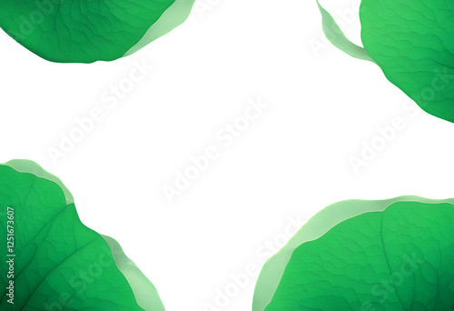 Obraz na płótnie business graphic texture abstract network organic light technology design poster generative turquoise decoration lotus art illustration digital green background pattern geometry shape white leaf w salonie