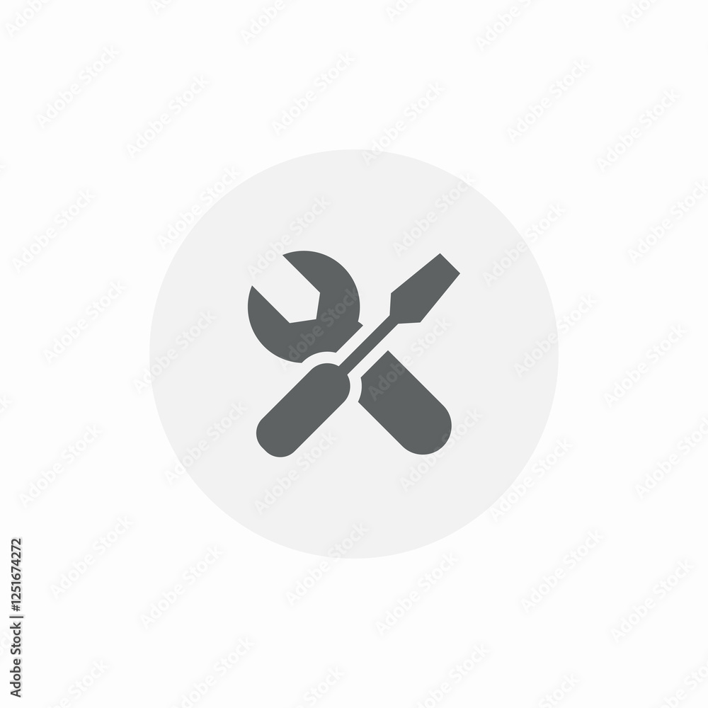 engineering tools icon sign vector engineering tools icon sign vector