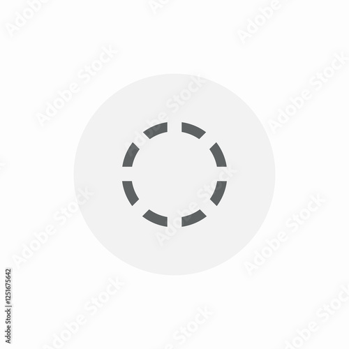 loading spinner icon sign vector