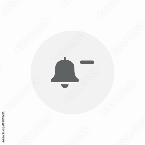 remove notification icon sign vector