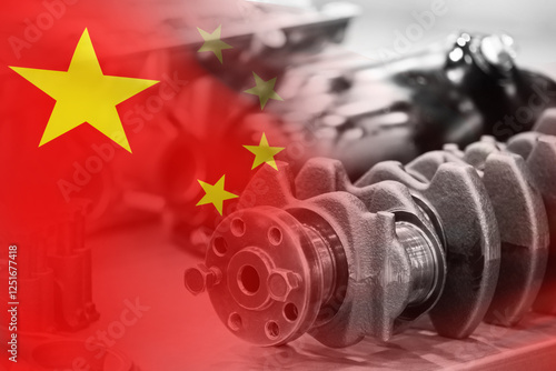 Canvas Print Car parts made in China