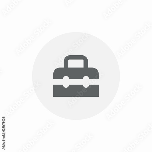 tool case bag icon sign vector