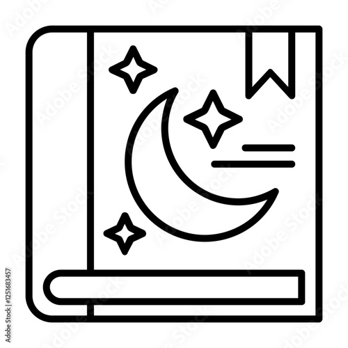 Storybook Outline Style Icon