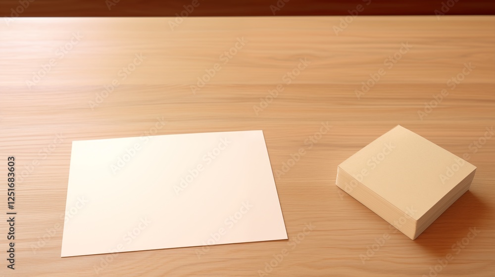 A high-resolution image of a business card,generative ai illustration A high-resolution image of a business card,generative ai illustration