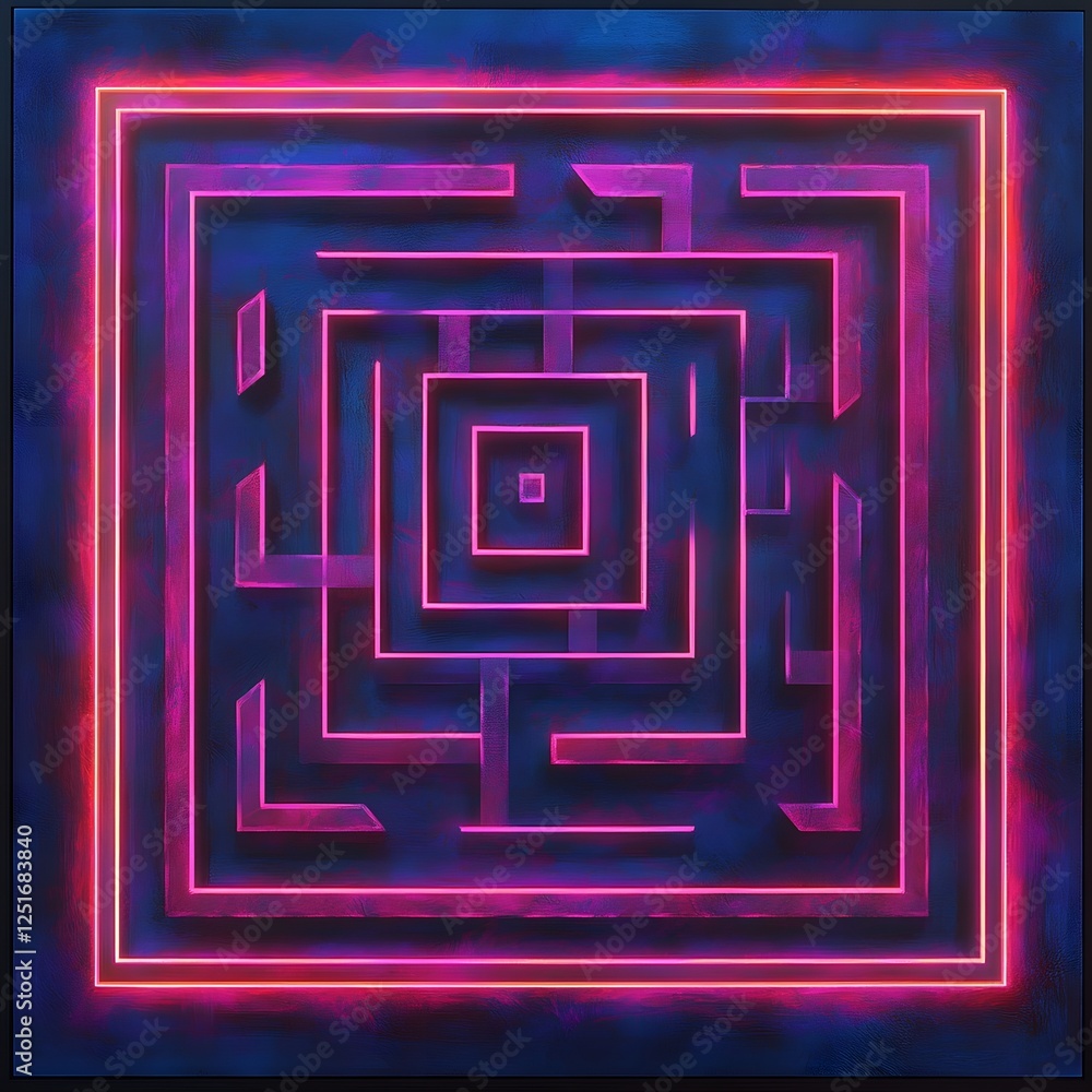 The mesmerizing abstract geometric neon pattern backdrop with vibrant luminescent shapes and lines The mesmerizing abstract geometric neon pattern backdrop with vibrant luminescent shapes and lines